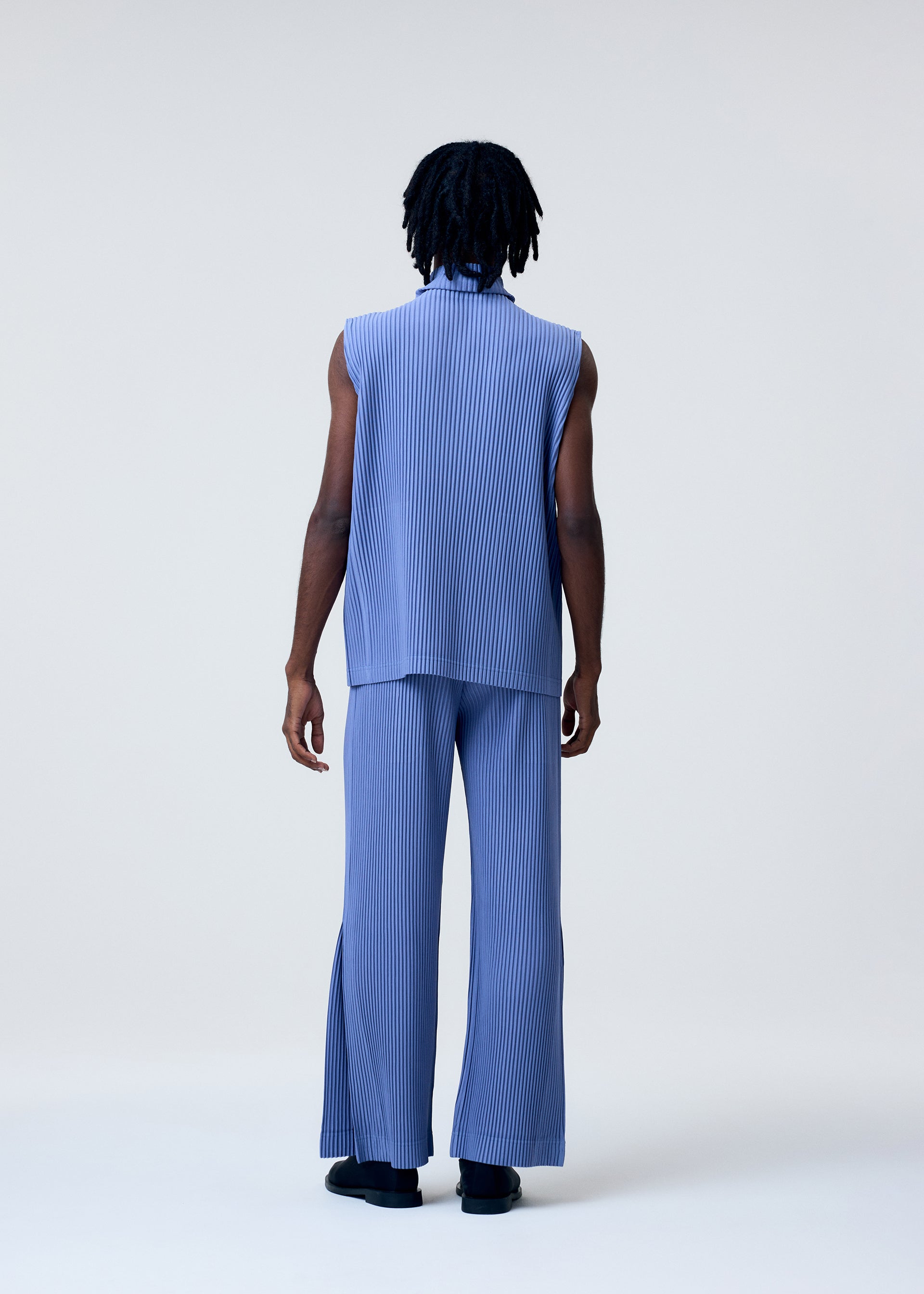 TAILORED PLEATS 1、メンズ_パンツ、着用画像2