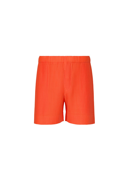 COLORFUL PLEATS BOTTOMS、メンズ_パンツ、オレンジ