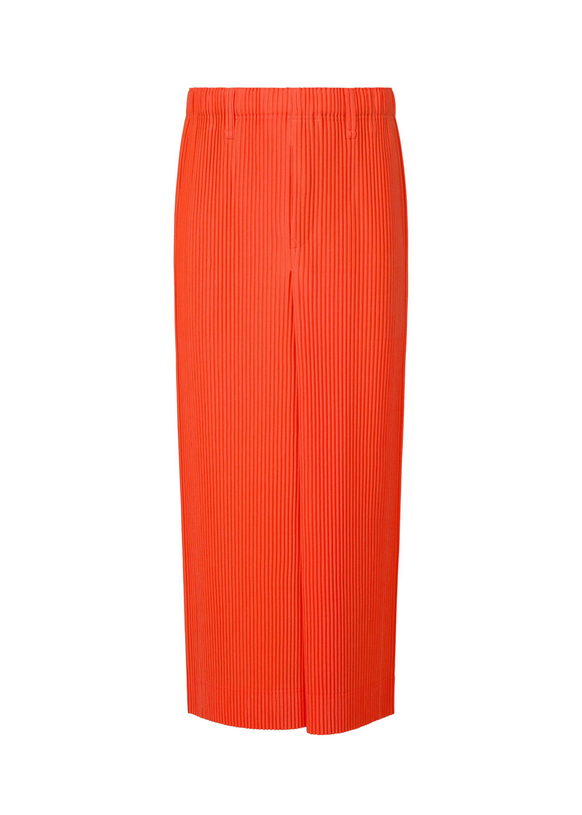 COLORFUL PLEATS BOTTOMS、メンズ_スカート、オレンジ