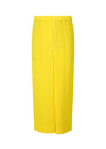 COLORFUL PLEATS BOTTOMS、メンズ_スカート、イエロー