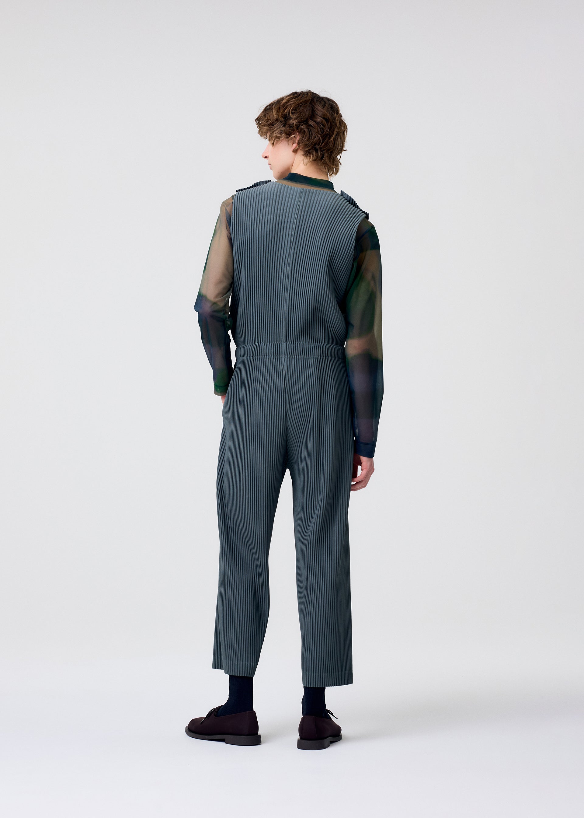PLEATS BOTTOMS 2、メンズ_ジャンプスーツ、着用画像2
