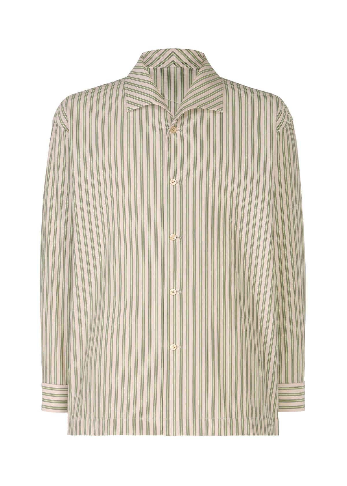 STRIPE JERSEY、メンズ_トップス_シャツ、グリーン