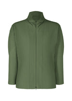 COLOR PLEATS 2、メンズ_トップス_カーディガン、カーキ