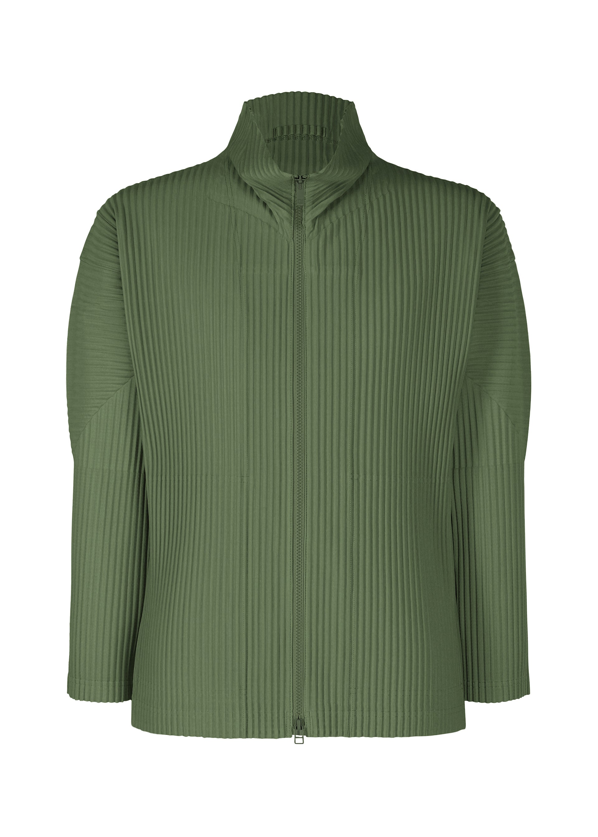 COLOR PLEATS 2、メンズ_トップス_カーディガン、カーキ