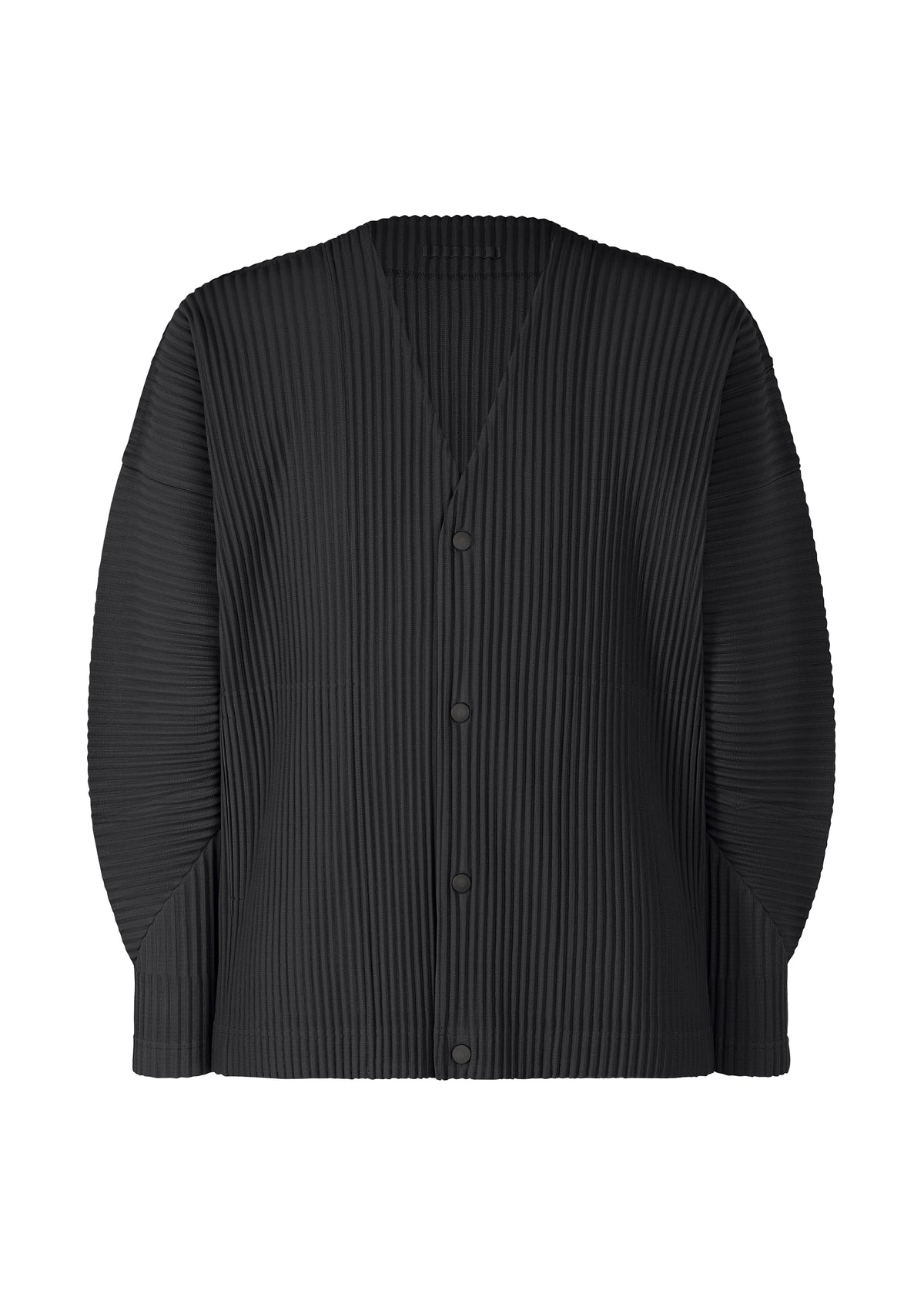 COLOR PLEATS 1、メンズ_トップス_カーディガン、ブラック