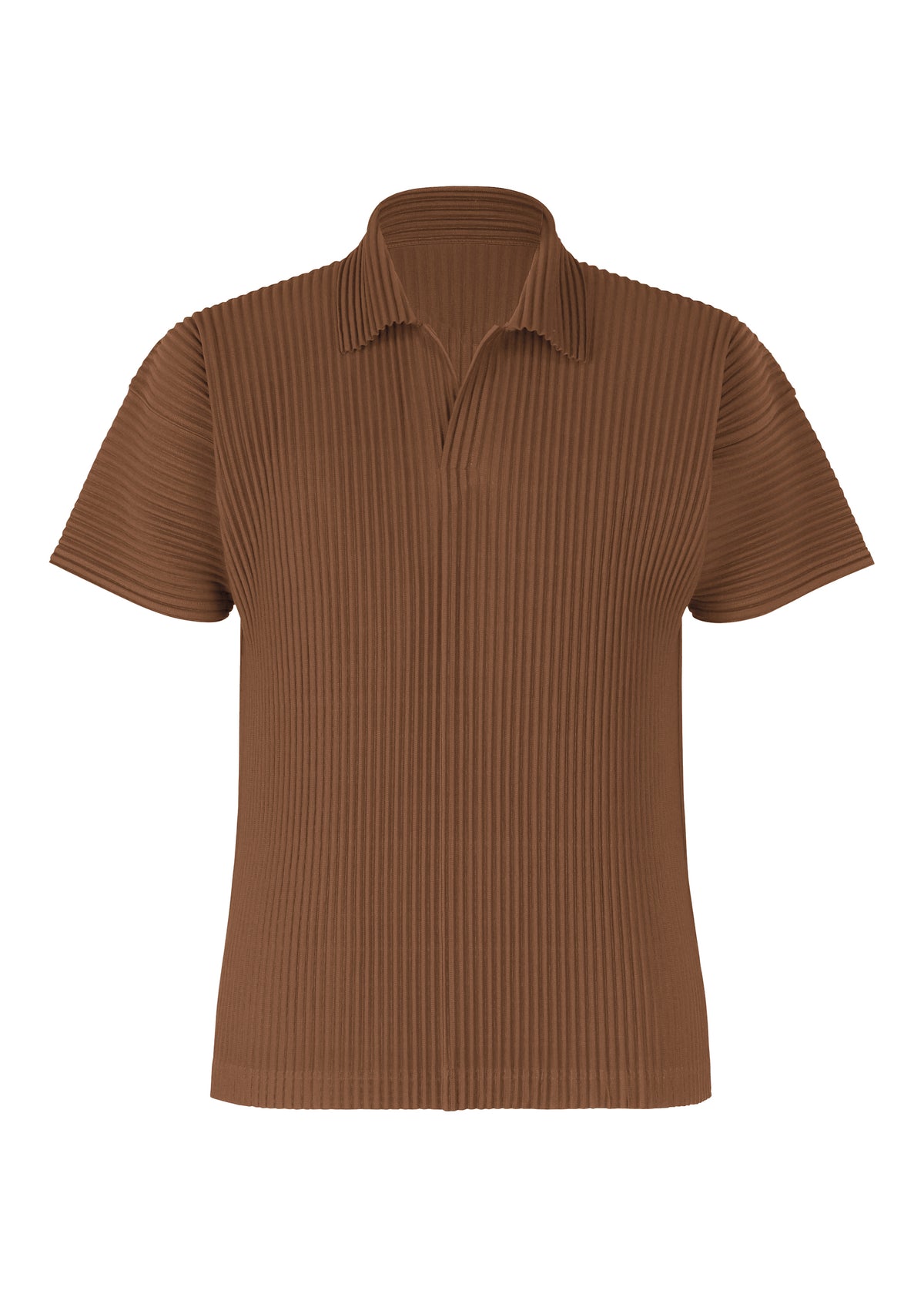 COLOR PLEATS 2、メンズ_トップス_シャツ、ブラウン
