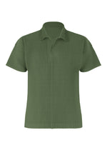 COLOR PLEATS 2、メンズ_トップス_シャツ、カーキ