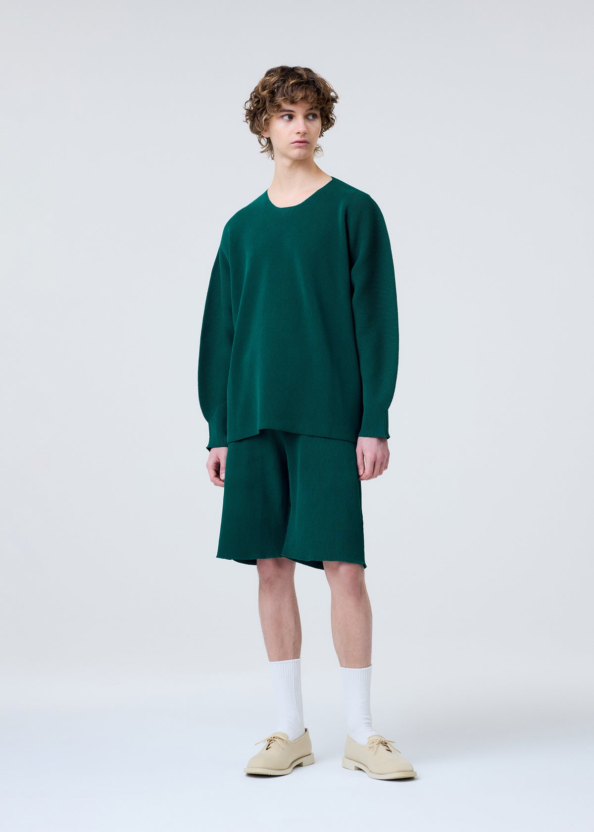 BASIC KNIT、メンズ_ニット、着用画像1