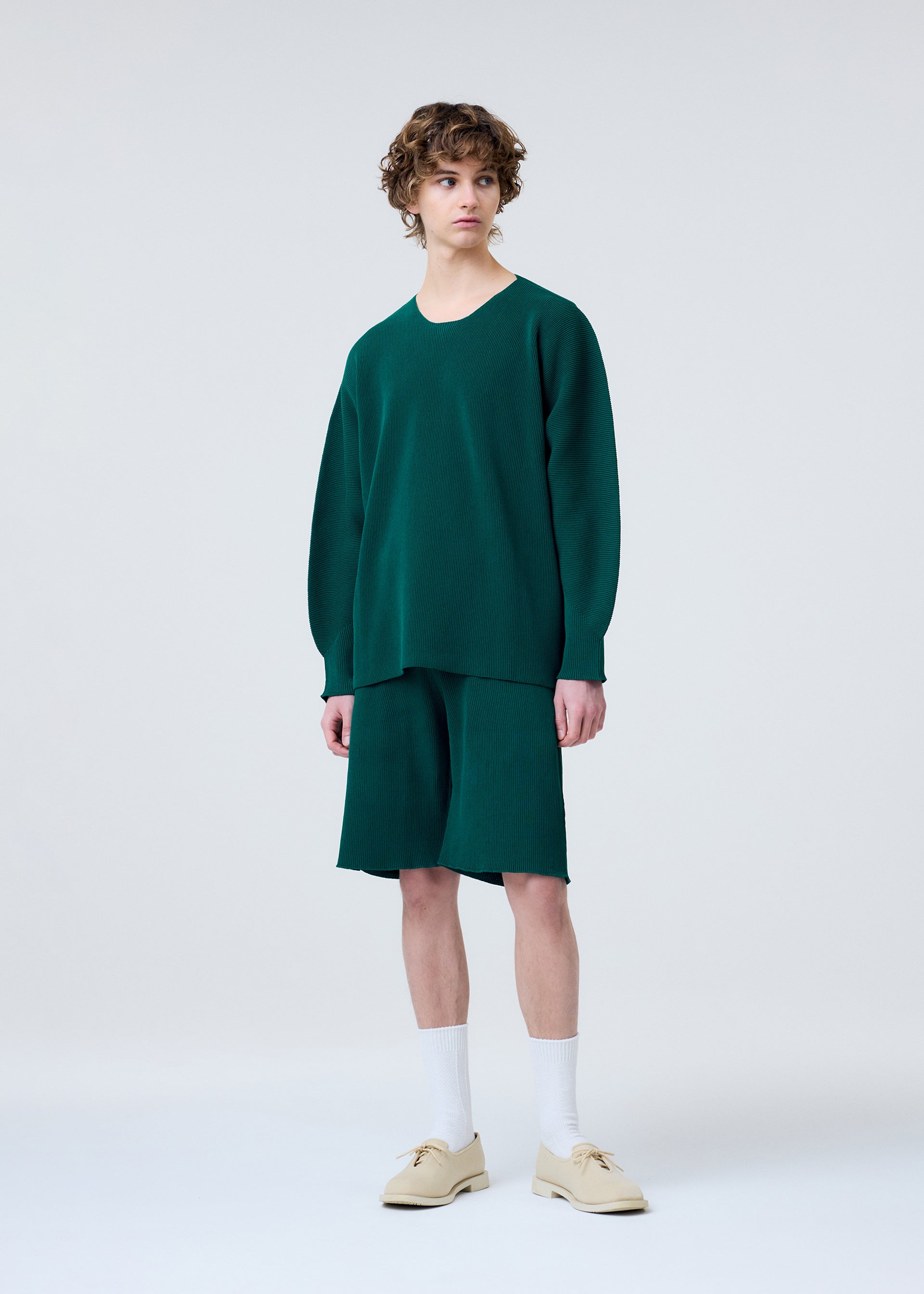 BASIC KNIT、メンズ_ニット、着用画像1