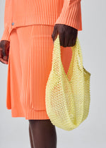 MESH PLEATS BAG、バッグ&財布_ハンドバッグ、着用画像2