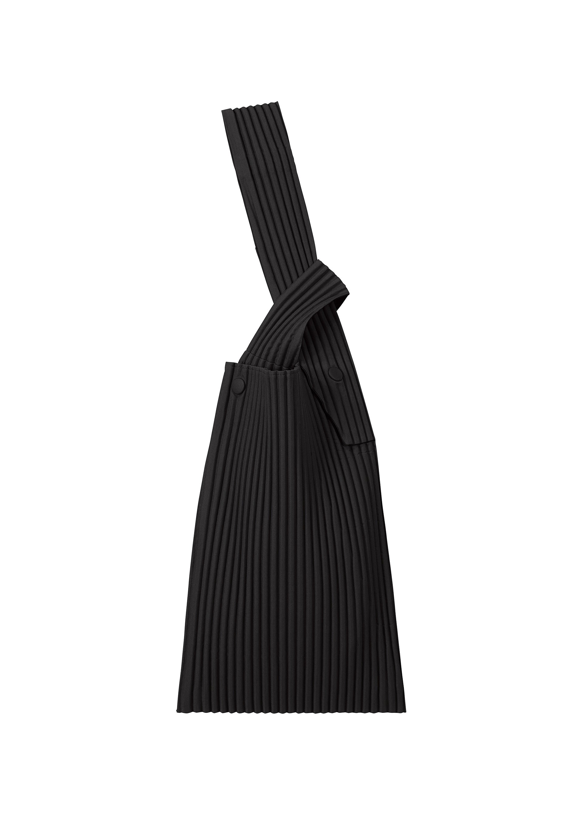 UMBRELLA PLEATS BAG、バッグ&財布_ハンドバッグ、ブラック