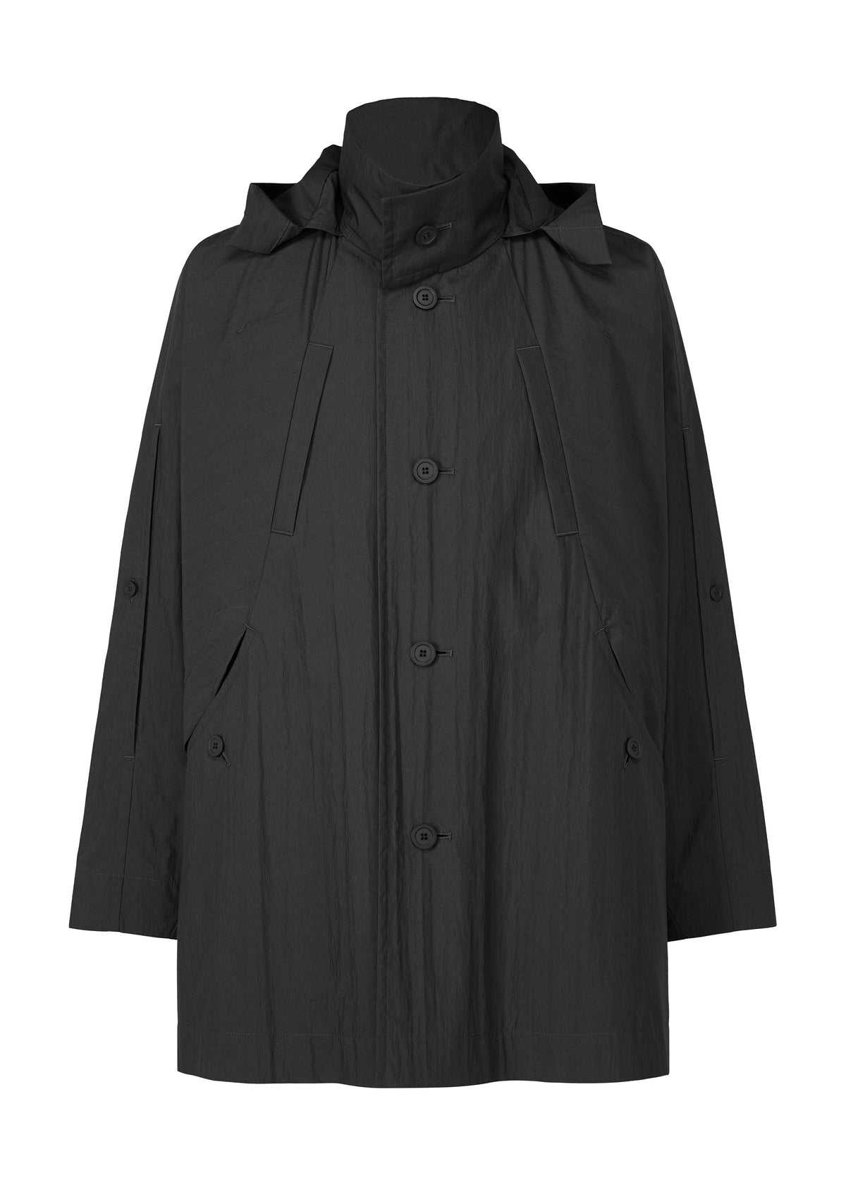 SLIT COAT、メンズ_ジャケット&コート_ジャケット＆ブルゾン、ブラック