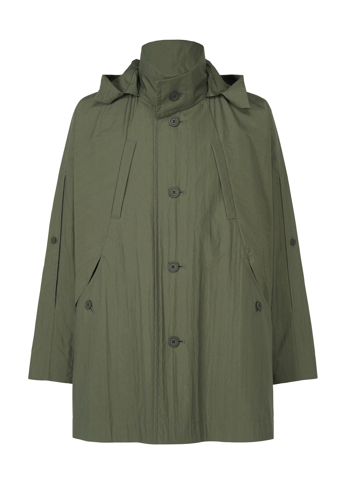 SLIT COAT、メンズ_ジャケット&コート_ジャケット＆ブルゾン、グリーン