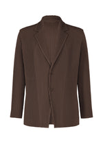 KERSEY PLEATS、メンズ_ジャケット&コート_ジャケット＆ブルゾン、ブラウン