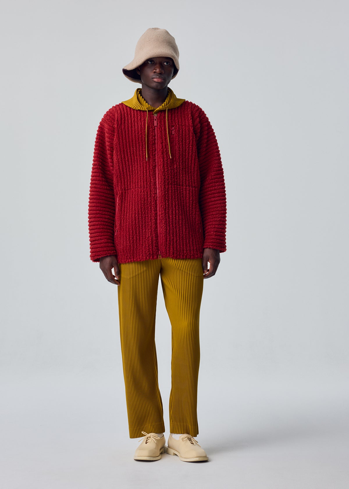 FLEECE PLEATS、メンズ_ジャケット&コート_ジャケット＆ブルゾン、着用画像1