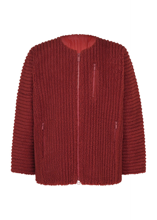 FLEECE PLEATS、メンズ_ジャケット&コート_ジャケット＆ブルゾン、レッド