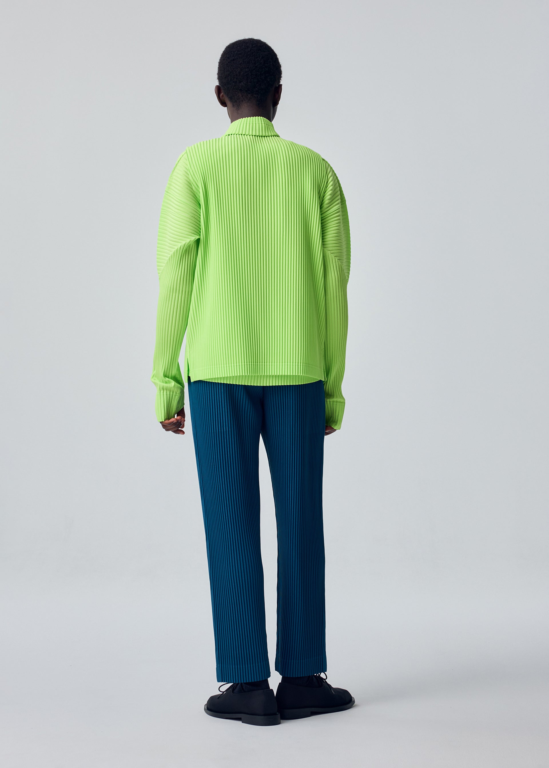 TAILORED PLEATS 1、メンズ_パンツ、着用画像2