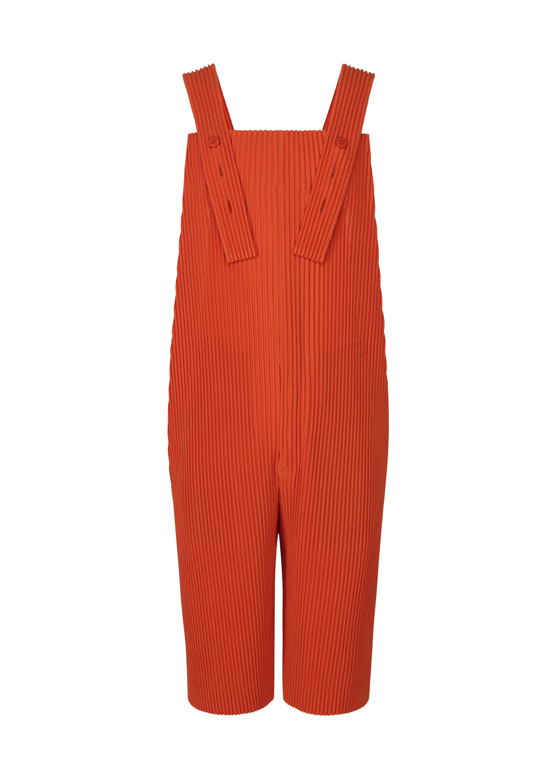 PLEATS BOTTOMS 1、メンズ_ジャンプスーツ、レッド
