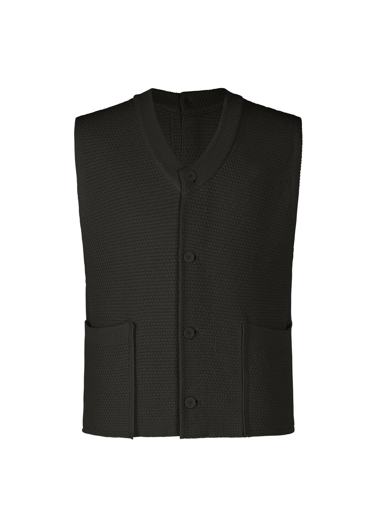 RUSTIC KNIT、メンズ_ニット、ブラック