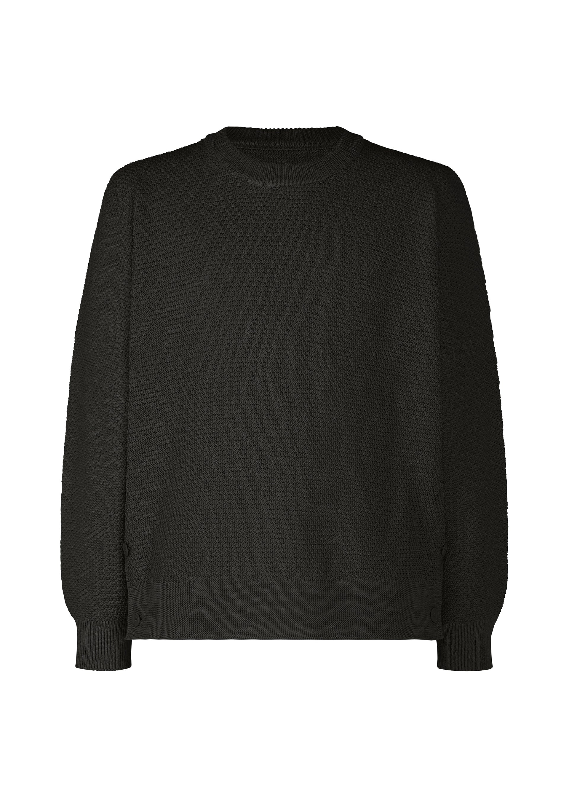 RUSTIC KNIT、メンズ_ニット、ブラック