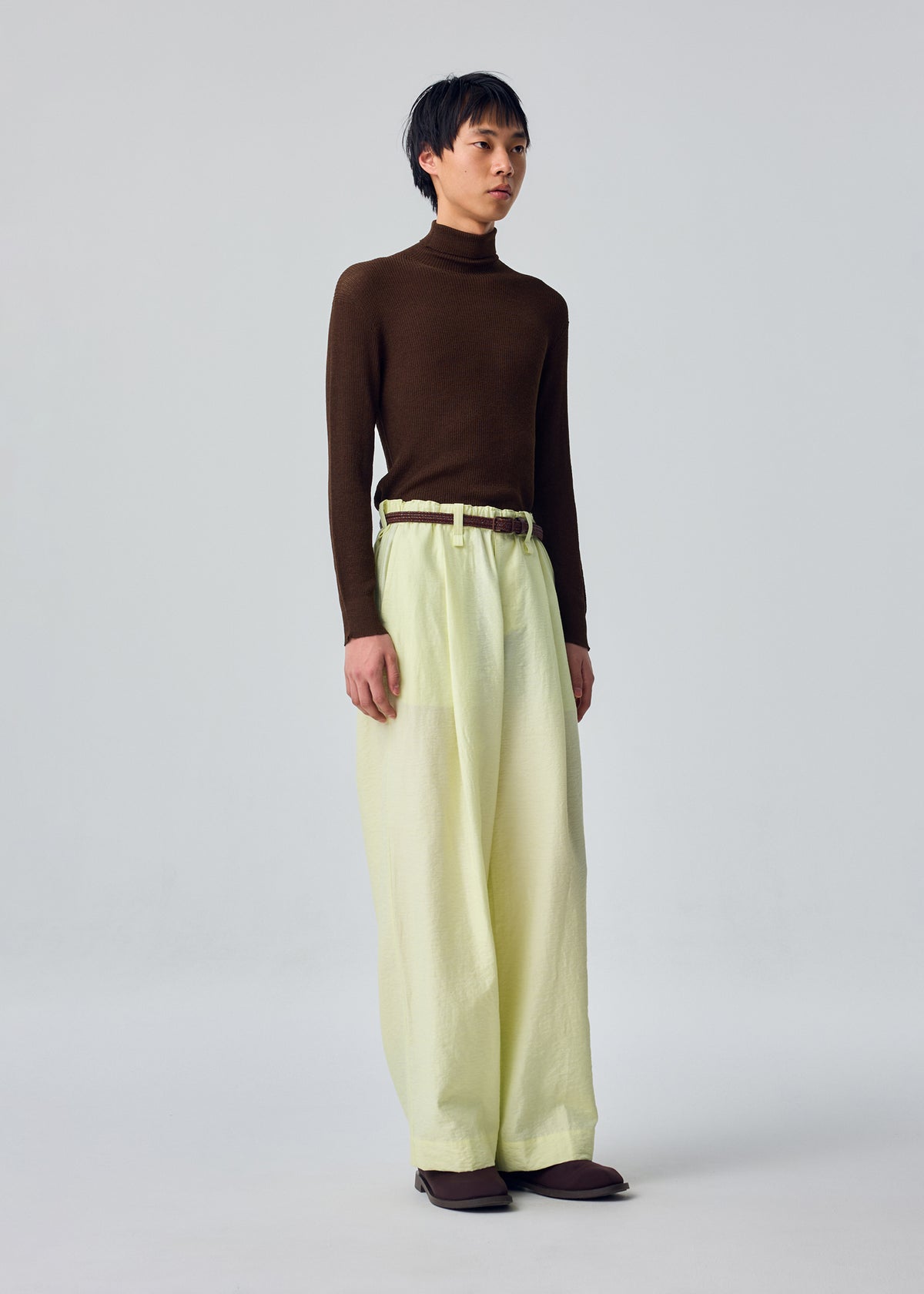 KNIT UNRAVELED、メンズ_ニット、着用画像1