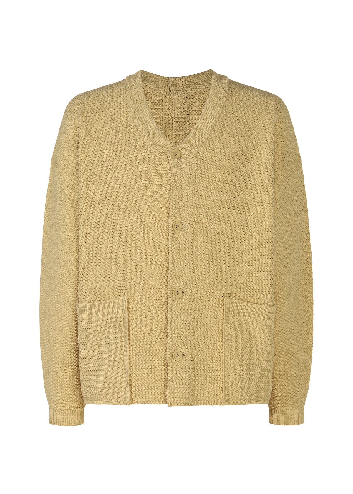 RUSTIC KNIT、メンズ_ニット、イエロー