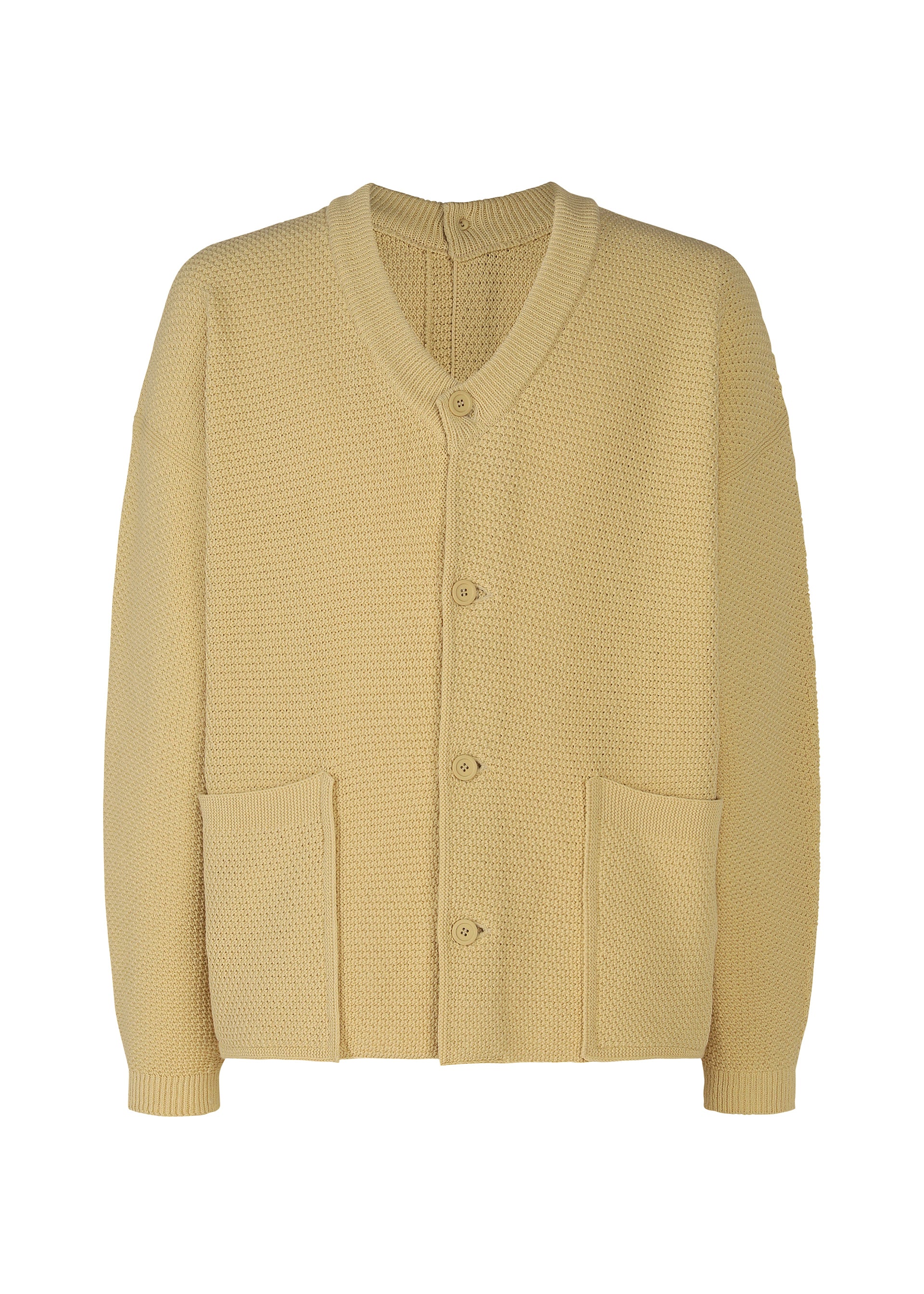 RUSTIC KNIT、メンズ_ニット、イエロー