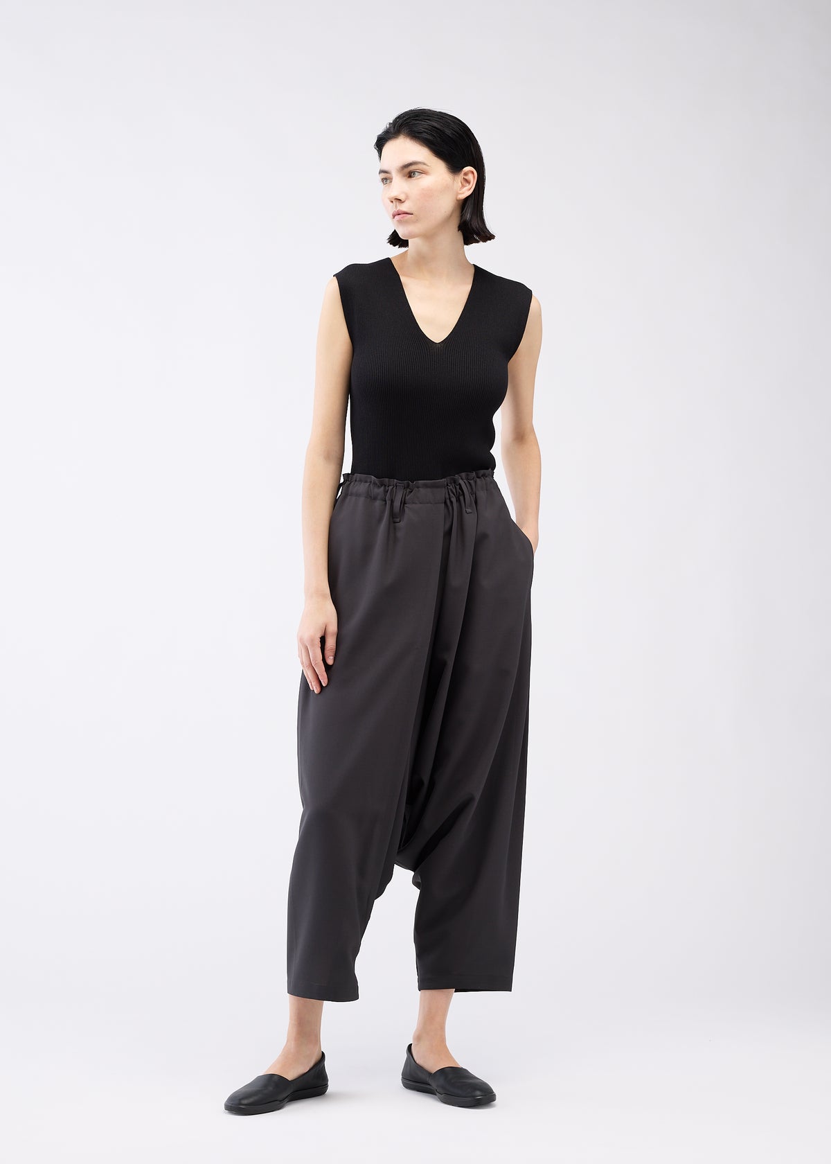 SEAMLESS BOTTOMS BASIC、ウィメンズ_パンツ、着用画像1