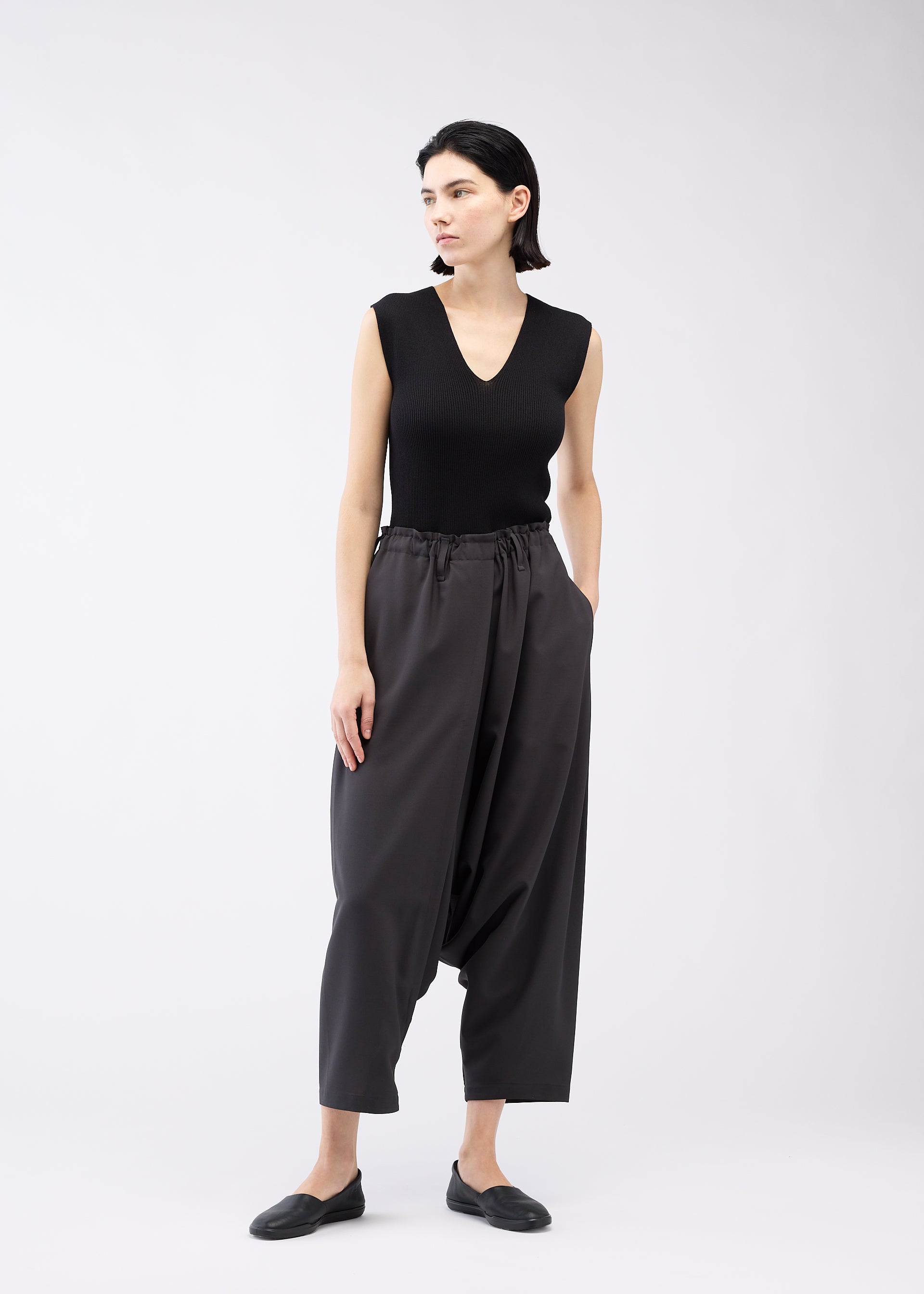 SEAMLESS BOTTOMS BASIC、ウィメンズ_パンツ、着用画像1