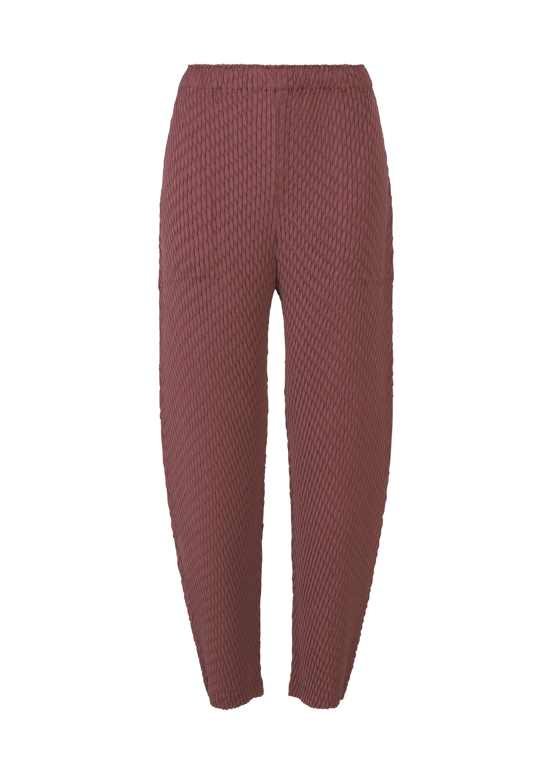 SLEEK PLEATS、ウィメンズ_パンツ、パープル