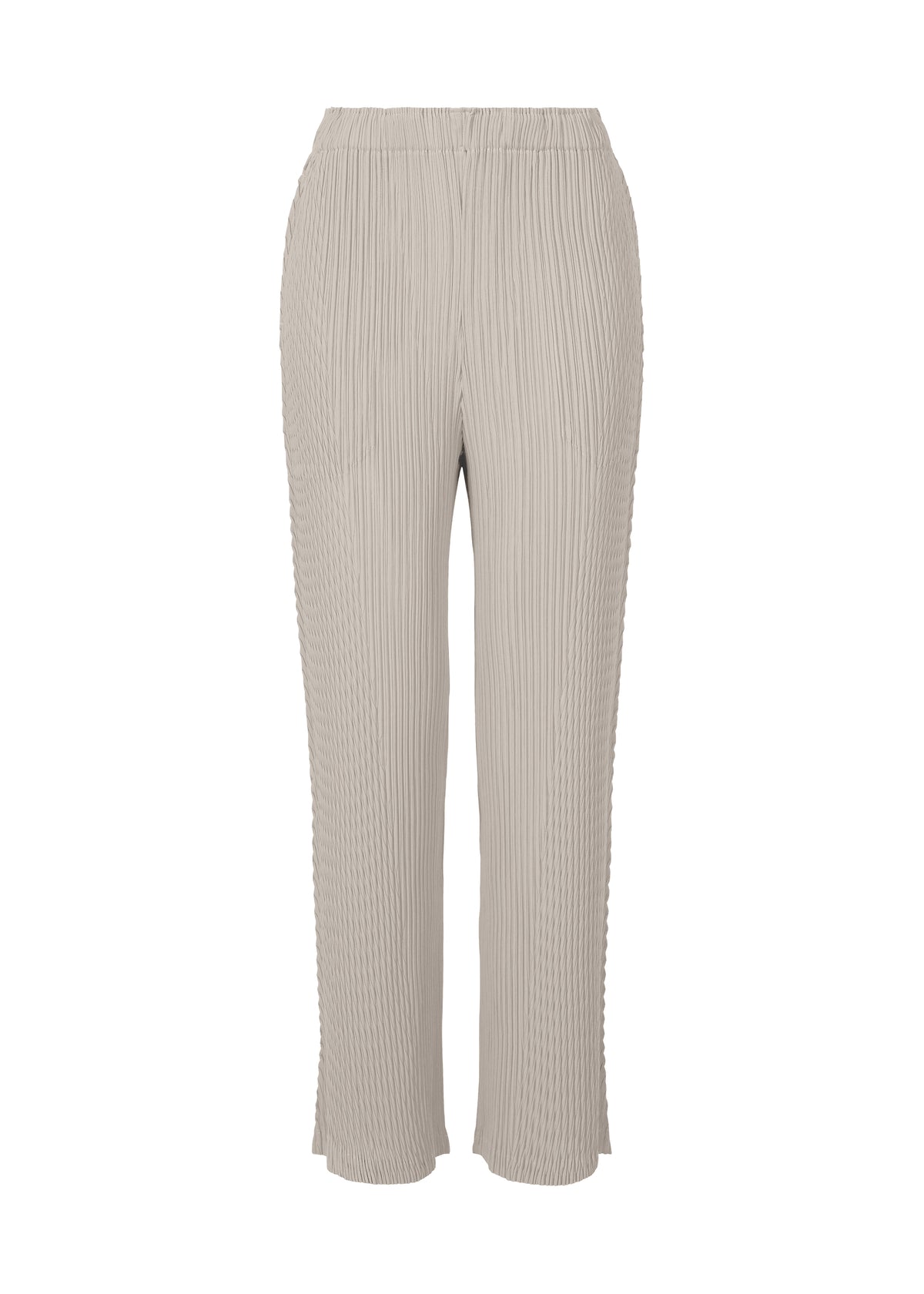 BOX SHOULDER PLEATS、ウィメンズ_パンツ、グレー