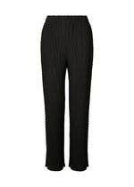 BOX SHOULDER PLEATS、ウィメンズ_パンツ、ブラック