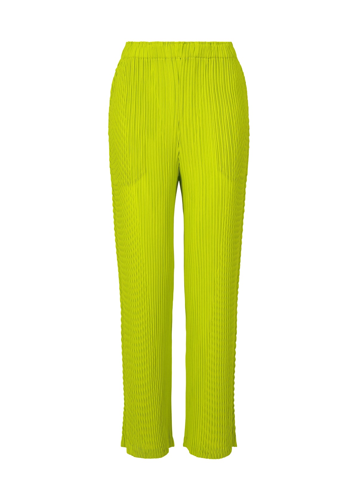 BOX SHOULDER PLEATS、ウィメンズ_パンツ、グリーン