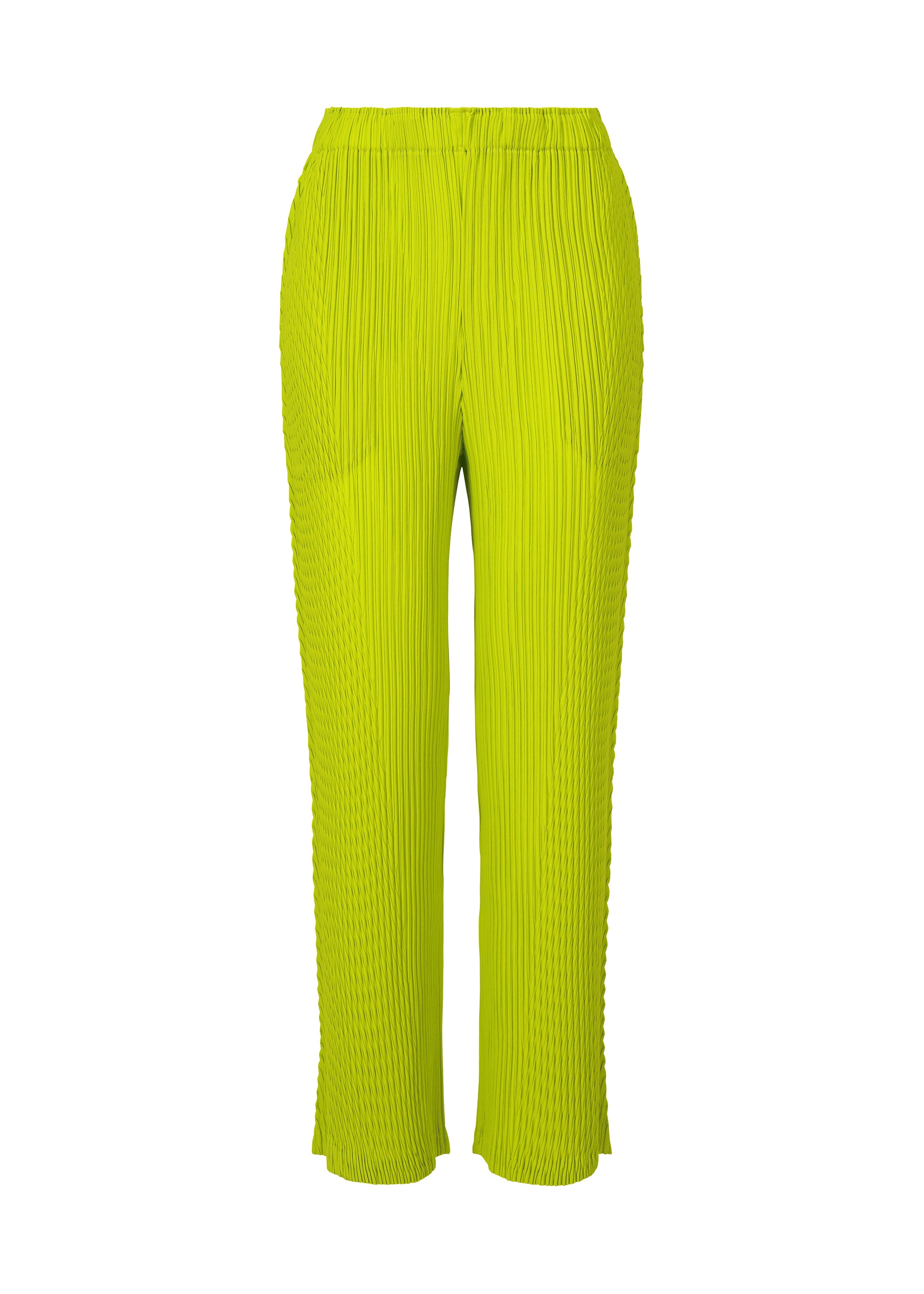 BOX SHOULDER PLEATS、ウィメンズ_パンツ、グリーン