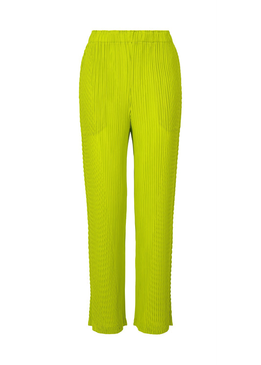 BOX SHOULDER PLEATS、ウィメンズ_パンツ、グリーン