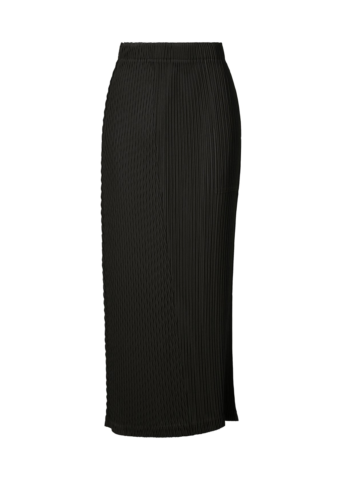 BOX SHOULDER PLEATS、ウィメンズ_スカート、ブラック