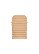 SPRING PLEATS、ウィメンズ_スカート、ベージュ
