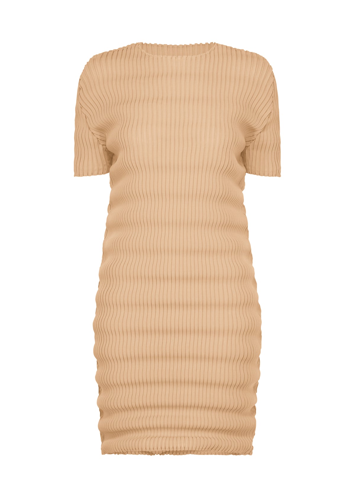 SPRING PLEATS、ウィメンズ_ワンピース、ベージュ