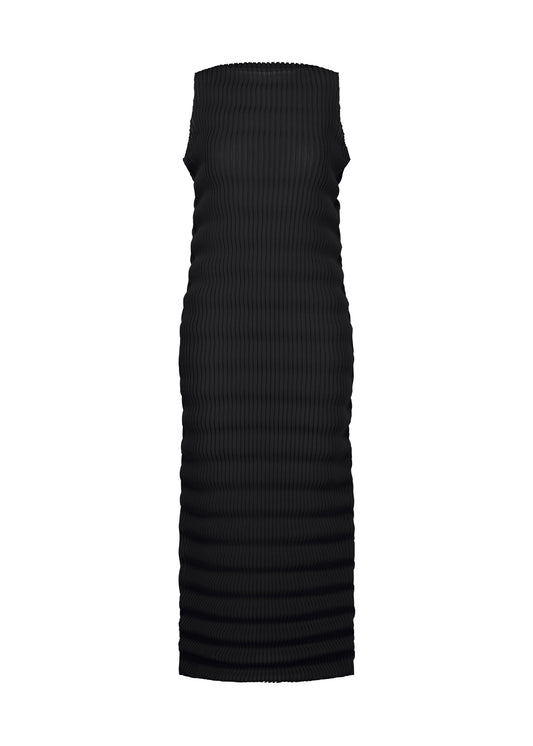 SPRING PLEATS、ウィメンズ_ワンピース、ブラック