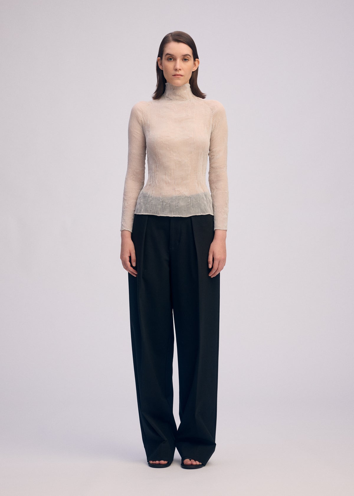 CHIFFON TWIST 3、ウィメンズ_トップス_トップ、着用画像1