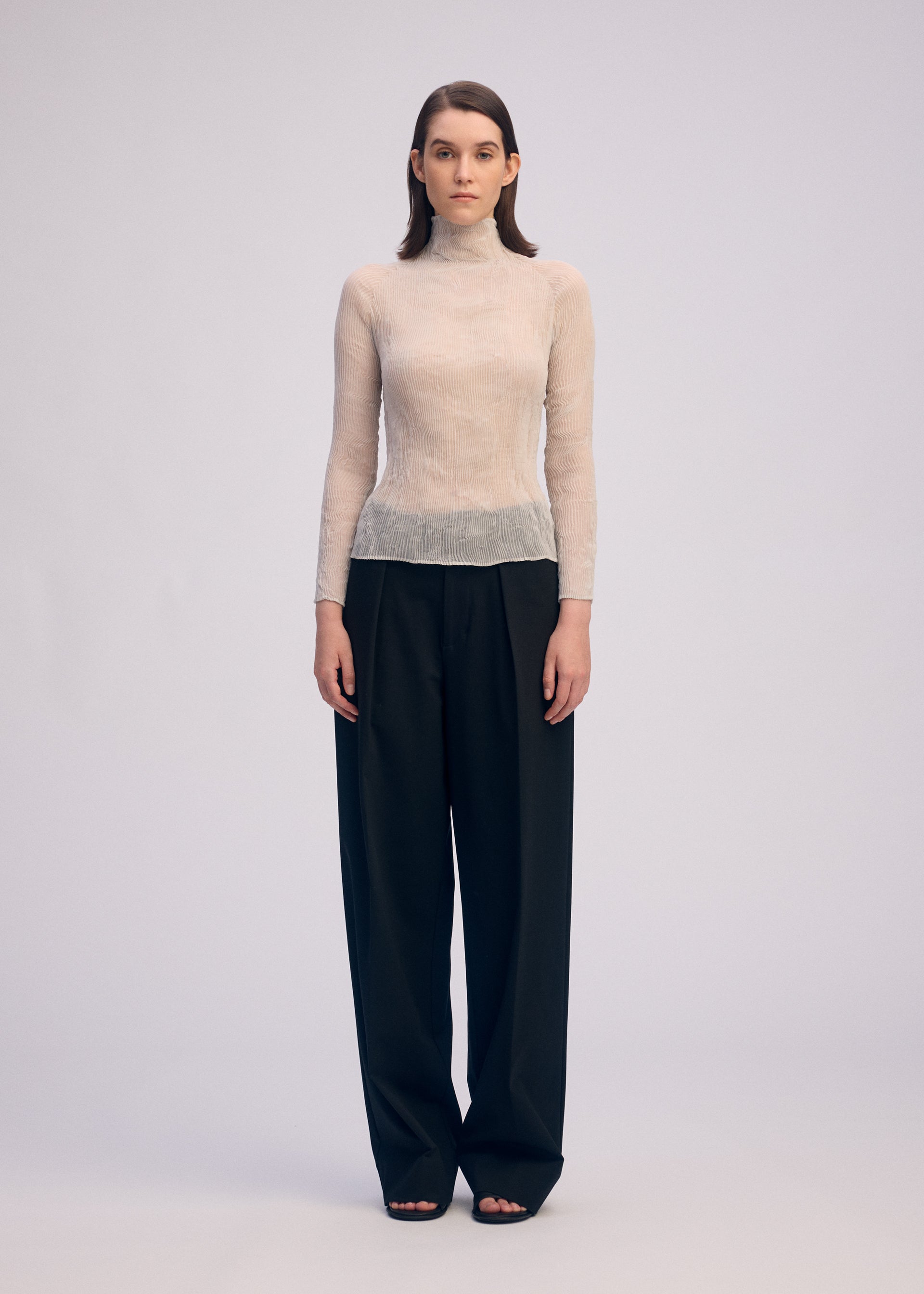 CHIFFON TWIST 3、ウィメンズ_トップス_トップ、着用画像1