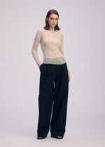 CHIFFON TWIST 3、ウィメンズ_トップス_トップ、着用画像2