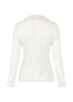 CHIFFON TWIST BK/WT-66、ウィメンズ_トップス_カーディガン、ディテール画像1