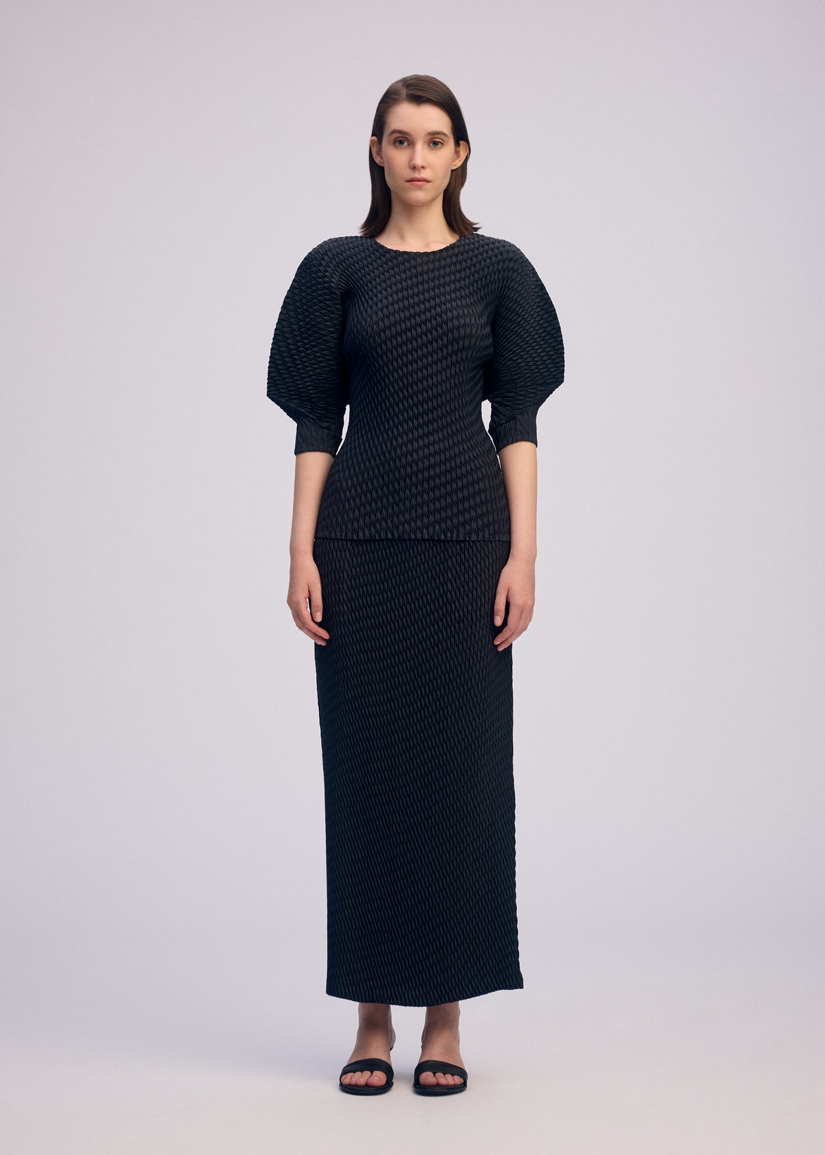 SLEEK PLEATS、ウィメンズ_トップス_トップ、着用画像1