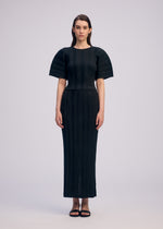 LINEN LIKE RIB PLEATS、ウィメンズ_トップス_トップ、着用画像1