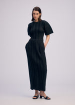 LINEN LIKE RIB PLEATS、ウィメンズ_トップス_トップ、着用画像2