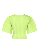 LINEN LIKE RIB PLEATS、ウィメンズ_トップス_トップ、ディテール画像1