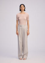 RESTORE BLEND PLEATS、ウィメンズ_トップス_トップ、着用画像1
