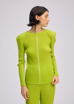 BOX SHOULDER PLEATS、ウィメンズ_トップス_カーディガン、着用画像3