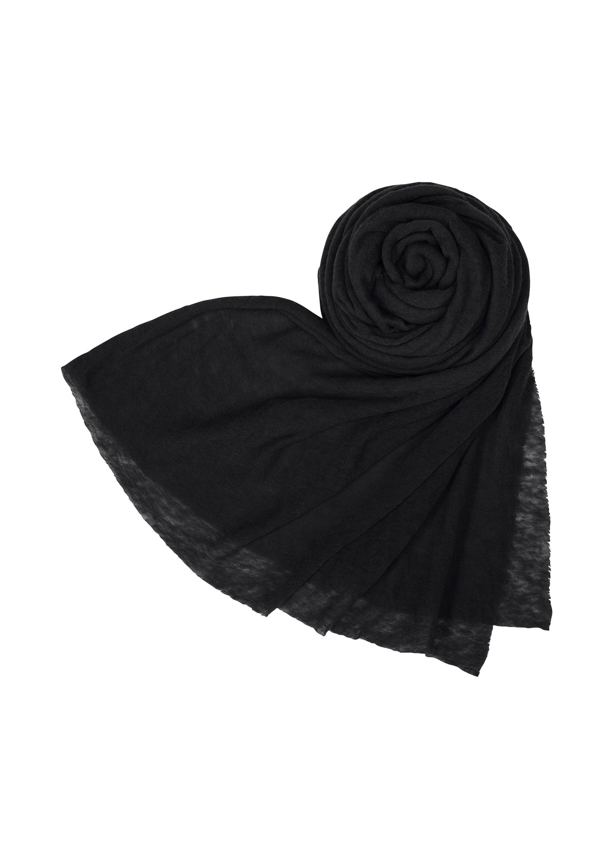 CASHMERE KNIT STOLE、ウィメンズ_ニット、ブラック